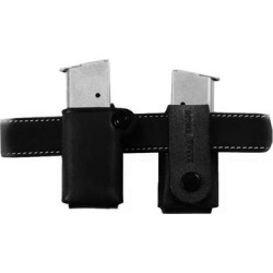 Galco International Single Magazine Carrier - Single Mag Carrier .40 Staggered Metal Mag-Black