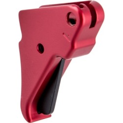 Apex Tactical Specialties Inc Brownells Exclusive Shield Flat-Faced Action Enhancement Trigger - Flat-Faced Action Enhancement Trigger-Shield-Red