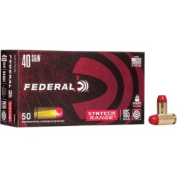 Federal Syntech 40 S&W Ammo - 40 S&W 165gr Total Synthetic Jacket 50/Box