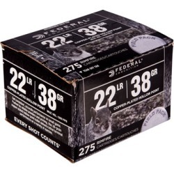 American Eagle Range & Field Ammo 22 Long Rifle 38gr Copper Plated Hollow Point - 22 Long Rifle 38gr Cphp 275/Box