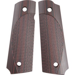 Vz Grips 1911  Elite Tactical Carry Grips - Vz Elite Tactical Carry Grips, Black Cherry