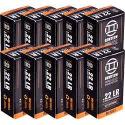 Gemtech Subsonic Ammo 22lr 42gr Lead Round Nose - 22 Long Rifle 42gr Subsonic Lead Round Nose 500/Brick