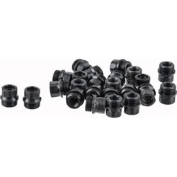 Challis Grips Hex Drive Bushings - 1911 Hex Drive Bushing, Blue, 24 Pack