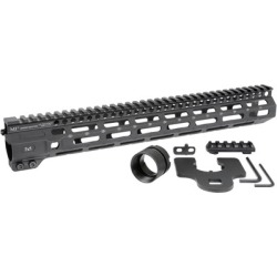 Midwest Industries Ar-15 Combat Handguards Free Float M-Lok - Combat Handguard M-Lok Aluminum 14