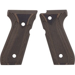 Pachmayr G-10 Tactical Pistol Grips For Beretta 92fs - Beretta 92fs Green/Black Checkered G-10 Grips