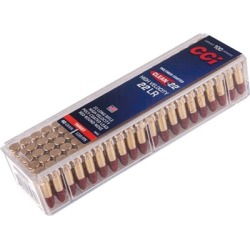 Cci Clean-22 High Velocity 22 Long Rifle Ammo - 22 Long Rifle 40gr Polycoat Lead Round Nose 100/Box