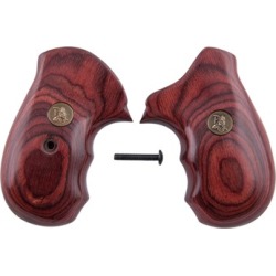 Pachmayr Renegade Wood Laminate Grips For S&W J Frame - S&W J Frame Rosewood Smooth