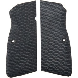 Navidrex Browning Hi-Power Combat Grips - Browning Hi-Power Black Micarta Thin Grips