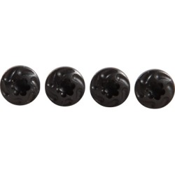 Vz Grips 1911 Custom Grip Screws - Turbo Screws (4) Fs Blk Out