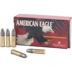 American Eagle Ammo 22 Long Rifle 40gr Lead Round Nose - 22 Long Rifle 40gr Lead Round Nose 50/Box