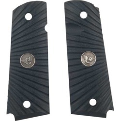 Wilson Combat 1911 G10 Grips - Fullsize, Blk G10, Starburst Grips