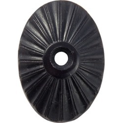 N.C. Ordnance Rifle Starburst European Grip Cap - Starburst European Grip Cap Black Polyurethane