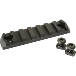 Cmc Triggers M-Lok Picatinny Rail Sections Aluminum - M-Lok Picatinny 7 Slot Rail Section Aluminum Black