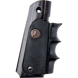 Pachmayr 1911 American Legend Grips - 1911 Legend Grips Charcoal Silvertone