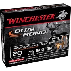 Winchester Dual Bond Ammo 20 Gauge 2-3/4