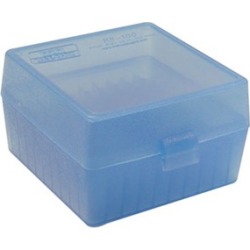 Mtm Rifle Ammo Boxes - Ammo Boxes Rifle Blue 17 Remington - 6x47 100