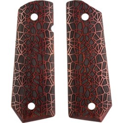 Ed Brown 1911 Labyrinth Grips - Labyrinth Grip, Cocobolo, Govt Bt