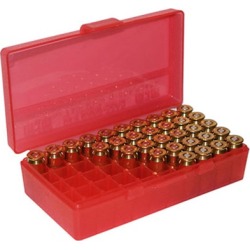 Mtm Pistol Ammo Box - Ammo Boxes Pistol Red 45acp-40-10mm 50