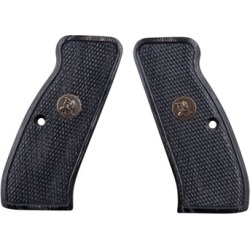 Pachmayr Renegade Wood Laminate Grips Cz 75 - Cz 75 Silvertone Checkered