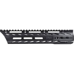 Phase 5 Tactical Ar-15 Lo-Pro Slope Nose Free Float Quad Rails - 10.5 In  Lopro Slope Nose Free Float Quad Rail With M-Lok Bl