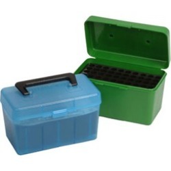 Mtm Rifle Ammo Boxes - Ammo Boxes Rifle Blue 6.5x284 Winchester 50