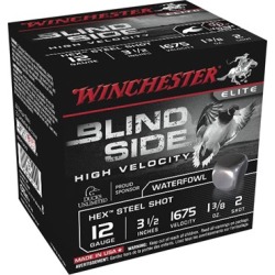 Winchester Blind Side Waterfowl 12 Gauge Ammo - 12 Gauge 3-1/2