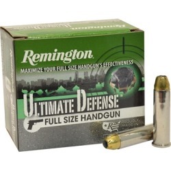 Remington Hd Ultimate Defense Ammo 357 Magnum 125gr Jhp - 357 Magnum 125gr Jacketed Hollow Point 20/Box