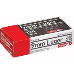 Aguila Handgun Ammo 9mm Luger 124gr Handgun - 9mm Luger 124gr Full Metal Jacket 1,000/Case