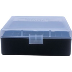 Berrys Manufacturing 100 Round  Ammo Boxes - Clear 38/357 100 Round Ammo Box