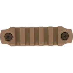 Bravo Company Keymod Picatinny Rail Sections Flat Dark Earth - Keymod Picatinny Nylon Rail Section 3 Inch Fde