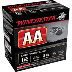 Winchester Aa Light Target Ammo 12 Gauge 2-3/4