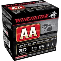 Winchester Aa Low Recoil 20 Gauge Ammo - 20 Gauge 2-3/4