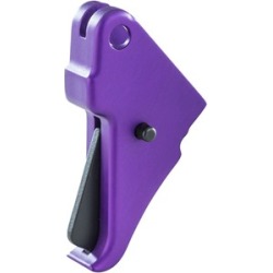 Apex Tactical Specialties Inc S&W Shield Flat-Faced Action Enhancement Trigger - S&W Shield Flat-Faced Action Enhancement Trigger-Purple