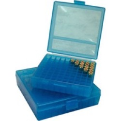 Mtm Pistol Ammo Boxes - Ammo Boxes Pistol Blue 38-357 100