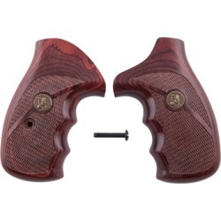 Pachmayr Renegade Wood Laminate Grips S&W N Frame - S&W N Frame Rosewood Checkered