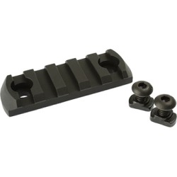 Cmc Triggers M-Lok Picatinny Rail Sections Aluminum - M-Lok Picatinny 5 Slot Rail Section Aluminum Black