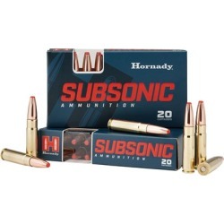 Hornady Subsonic Ammo 300 Aac Blackout 190gr Fte - 300 Aac Blackout 190gr Sub-X Flex Tip Expanding 20/Box