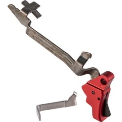 Apex Tactical Specialties Inc Action Enhancement Trigger W/ Trigger Bar For Glock Gen5 - Glock Gen 5 Action Enhancement Trigger Kit Red