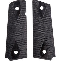 Navidrex 1911 Slim Grips - Black Micarta Govt. Double Diamond Slim Grips