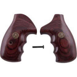 Pachmayr Renegade Wood Laminate Grips S&W N Frame - S&W N Frame Rosewood Smooth