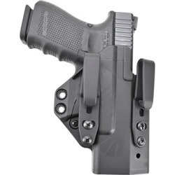 Raven Concealment Systems Eidolon Holster Full Kit For Glock Compact Handguns Soft Loops - Eidolon-Glock 19/26-Black-Right Hand-1.75 Overhook Struts