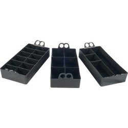 Mtm Ammo Can Organizer Polymer Black