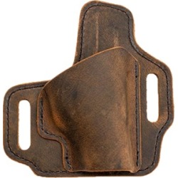 Muddy River Tactical Owb Water Buffalo Leather Holster - Ruger Lcr Revolver Snub Nose Leather Owb Holster