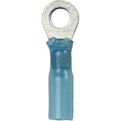 Ancor Heat Shrink Ring Terminals, 16-14 AWG, #10 Screw, 25-Pk.