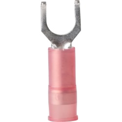 Ancor Nylon Flanged Spade Terminals, 22-18 AWG, #10 Screw, 25-Pk.