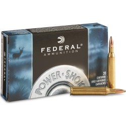 Federal Power-Shok Rifle Ammo, .30 Carbine, 110gr, SPRN