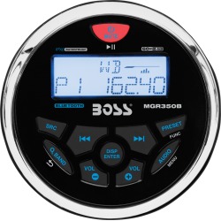 Boss Audio MGR350B Bluetooth Marine Gauge Radio