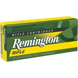 Remington High Performance Rifle Ammunition, .22-250 Rem, 55-gr, PSP, 20 Rounds