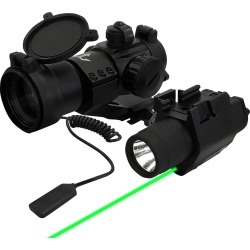 Triton Tactical LED Flashlight & Green Laser