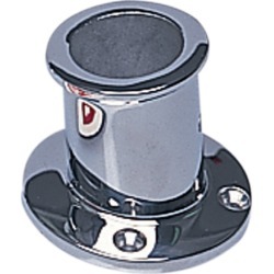 3/4" Chrome/Brass Flag Pole Socket